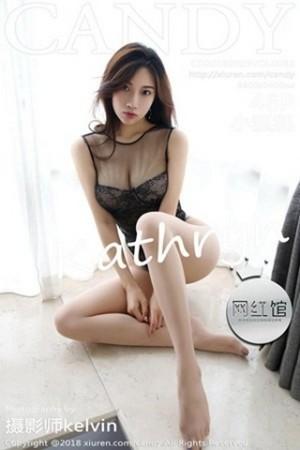 小狐狸Kathryn黑色蕾丝情趣内衣配肉丝裤袜妩媚绝美写真