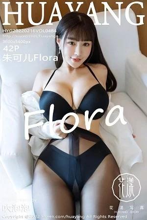 朱可儿Flora三亚旅拍酒店性感内衣配黑丝秀豪乳翘臀绝美写真