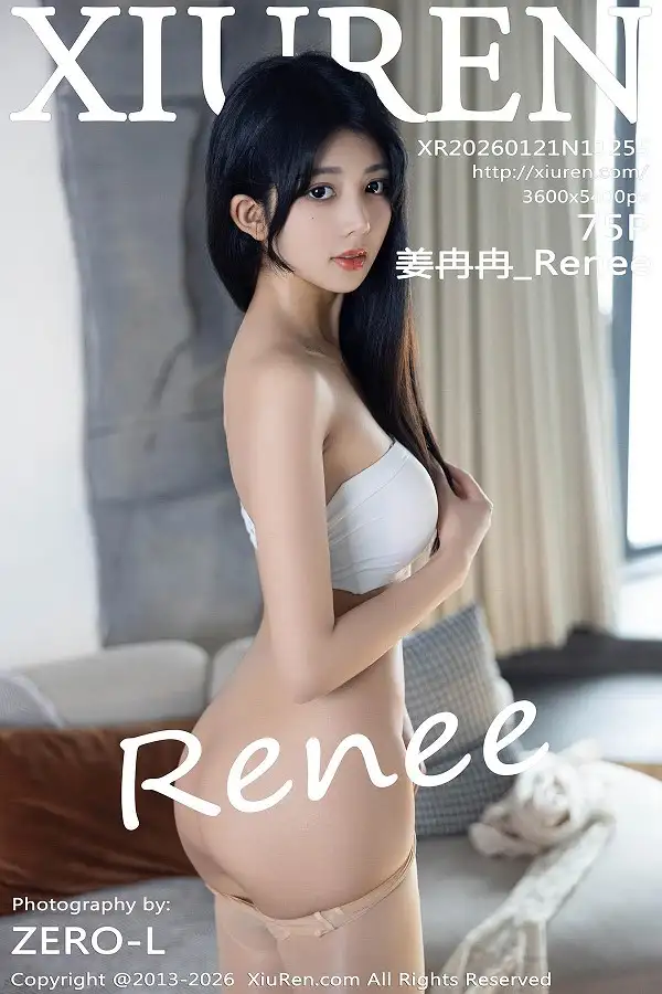 姜冉冉_Renee@白色连衣短裙配超薄肉丝秀柔美身姿绝美写真