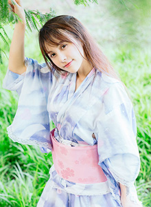 [BoLoLi波萝社] 性感女神夏美酱夏日浴衣清新唯美写真 VOL.118