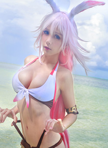 [BoLoli波萝社] 美女模特夏美酱COSPLAY崩坏3rd八重樱 BOL134