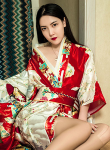 [Toutiao头条女神] 美女模特冯雪娇身着和服修长美腿绳艺诱惑套图写真