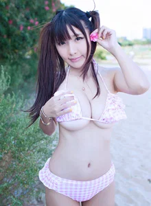 [TGOD推女神] 美女模特晓茜sunny童颜巨乳沙滩比基尼诱惑厦门之旅 3part
