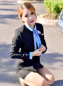 [DDY Pantyhose] 性感女神若兮baby丝袜美腿职场OL制服街拍写真 NO.011