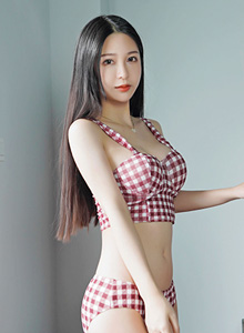 [FEILIN嗲囡囡] 美女模特luna张静燕女友视角内衣诱惑甜美写真 VOL.201