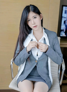 [IMISS爱蜜社] 美女模特nova李雅丝袜美腿西装短裙职场OL性感写真 VOL.409