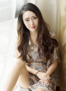 [KelaGirls克拉女神] 美女模特珊珊性感的斑马黑白条纹内衣秀主题写真