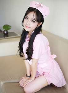 [MyGirl美媛馆] 邻家女孩toro羽住小清新白色长裙护士制服写真 Vol.086