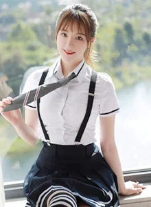 [MFStar模范学院] 美女模特yoo优优 - 学院风校服清纯系列四川旅拍 Vol.390