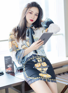 [IMiss爱蜜社] 气质美女Vanessa - 丝袜美腿内衣系列亭亭而立写真 Vol.525