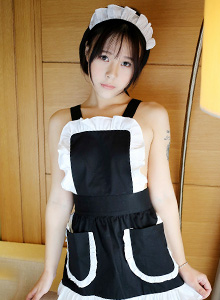 [MyGirl美媛馆] 性感嫩模Evelyn艾莉 - 女仆厨娘装制服诱惑系列写真 Vol.157