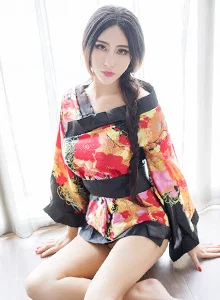 [MiStar魅妍社] 美女模特FoxYini孟狐狸 - 千般袅娜万般旖旎主题写真 Vol.096