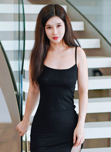 [HuaYang花漾] 性感女神张雨萌 - 性感黑丝吊裙+御姐系列写真 Vol.208