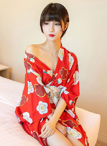 [Ugirls尤果网] 新人模特猫猫 - 猫式情调+日式和服系列写真 No.1976