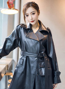 [MyGirl美媛馆] 性感女神王馨瑶yanni - 皮衣与黑丝系列娇媚写真 Vol.493