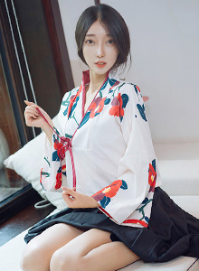 [HuaYang花漾] 丽质模特玥儿玥er - 古典和服+柔软腰肢杭州旅拍 VOL.347
