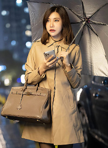 [MyGirl美媛馆] 性感女神绮里嘉Carina - 美女雨夜打车主题写真 Vol.500
