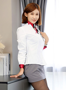 [MFStar模范学院] 新人模特王蜜 - 职场OL+制服系列清爽写真 VOL.539
