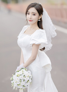 [XIAOYU语画界] 性感女神王馨瑶yanni - 婚纱礼裙+丝袜系列惠州旅拍 VOL.733