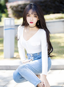 [语画界XIAOYU] Vol.212 模特Miko酱吖 - 牛仔裤+丝袜主题魅惑写真