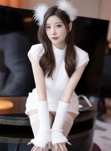 [XIAOYU语画界] VOL.777 性感女神杨晨晨Yome - 白色服饰+白丝系列私房写真