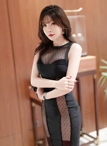 [语画界XIAOYU] Vol.735 女神芝芝Booty - 轻透连衣裙+诱人黑丝惠州旅拍