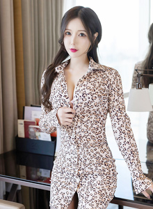 [爱蜜社IMiss] Vol.618 模特LindaLinda - 豹纹服饰+黑丝系列性感写真