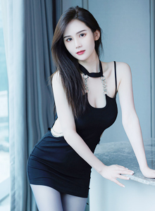 [爱蜜社IMiss] Vol.689 模特SISY思 - 黑色连衣裙+黑丝系列性感写真