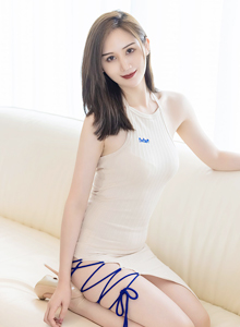 [爱蜜社IMiss] Vol.607 女神SISY思 - 米色吊裙+苗条身姿性感写真