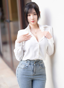 [语画界XIAOYU] Vol.846 女神杨晨晨Yome - 白衬衫+牛仔裤户外心愿旅拍