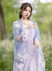 [语画界XIAOYU] Vol.866 女神徐莉芝Booty - 浅紫古装服饰+西湖场景杭州旅拍