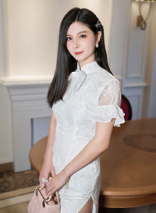[秀人XiuRen] No.5094 模特小蛮妖Yummy - 轻透旗袍+诱人黑丝性感写真