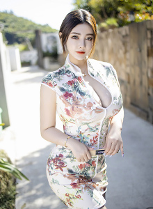 [美媛馆MyGirl] Vol.465 模特软软子 - 古典韵味旗袍+魔鬼身材性感写真