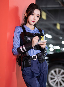 [语画界XIAOYU] Vol.929 女神王馨瑶yanni - 女警制服+灰丝制服性感写真