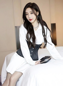 [XIAOYU语画界] VOL.990 女神王馨瑶yanni - 灰丝+白色服饰性感写真