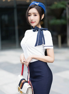 [XIAOYU语画界] Vol.1012 女神王馨瑶yanni - 空姐制服+肉丝系列写真